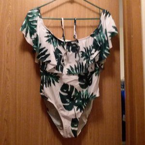 PALM TREES One Piece Bathing Suit